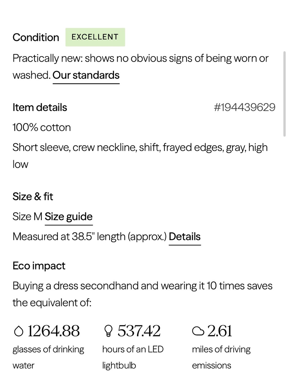 Lou & Grey Heather Charcoal Short Sleeve Tunic - Picture 9 of 9